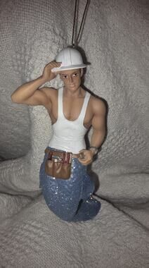 December Diamonds Jack Hammer Merman Retired 2007 Christmas Ornament Mythical